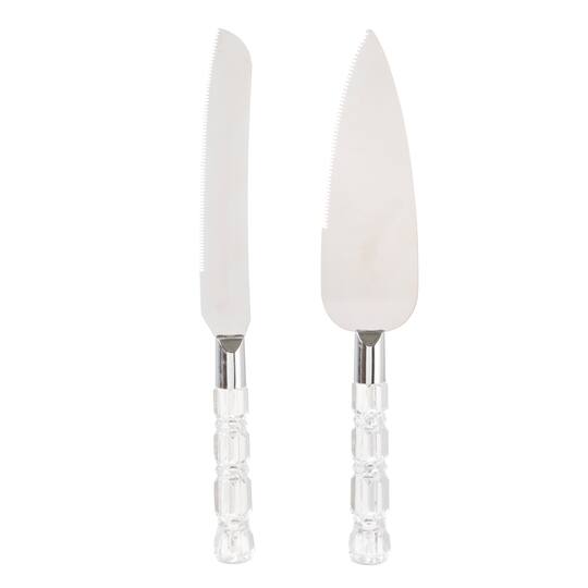 Find The David Tutera Cake Knife Server Set Crystal At Michaels